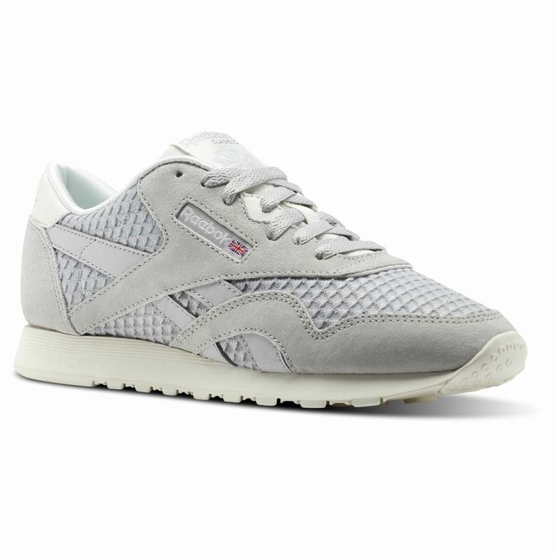 Tenisi Reebok Classic Nylon Mesh Dama Gri/Rosii Romania GN1504QI